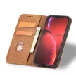 Magnet Fancy Case iPhone 13 Pro Max oldalra nyíló tok, barna