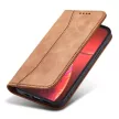 Magnet Fancy Case iPhone 13 Pro Max oldalra nyíló tok, barna