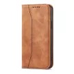 Magnet Fancy Case iPhone 13 Pro Max oldalra nyíló tok, barna