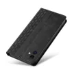 Magnet Strap oldalra nyíló tok iPhone 12, fekete