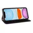 Magnet Strap oldalra nyíló tok iPhone 12, fekete