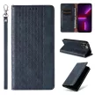 Magnet Strap oldalra nyíló tok iPhone 13 Pro Pouch Wallet + Mini Lanyard Pendant, kék