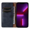Magnet Strap oldalra nyíló tok iPhone 13 Pro Max Pouch Wallet + Mini Lanyard Pendant, kék