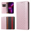 Magnet Strap oldalra nyíló tok iPhone 13 Pro Max Pouch Wallet + Mini Lanyard Pendant, rózsaszín