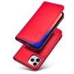Magnet Case iPhone 12 Pro Max oldalra nyíló tok, piros