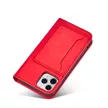 Magnet Case iPhone 12 Pro Max oldalra nyíló tok, piros