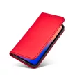 Magnet Case iPhone 12 Pro Max oldalra nyíló tok, piros