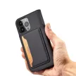 Magnet Case iPhone 13 Pro Max oldalra nyíló tok, fekete