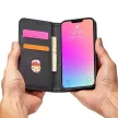 Magnet Case iPhone 13 Pro Max oldalra nyíló tok, fekete