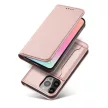 Magnet Case iPhone 13 Pro Max oldalra nyíló tok, rózsaszín