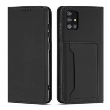 Magnet Case Xiaomi Redmi Note 11 oldalra nyíló tok, fekete