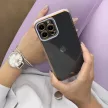 Fashion Case tok Cover for Xiaomi Redmi Note 11 Pro Gold Frame Gel Cover, fehér