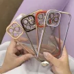 Fashion Case tok Cover for Xiaomi Redmi Note 11 Pro Gold Frame Gel Cover, fehér