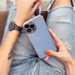 Lighting Color Case for Xiaomi Redmi Note 11 zselés tok, arany kerettel, lila