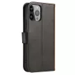 Smart Elegant iPhone 14 Plus oldalra nyíló tok, fekete