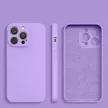 Silicone case hátlap, tok iPhone 14 Plus, lila