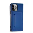 Magnet Case iPhone 14 Pro oldalra nyíló tok, kék
