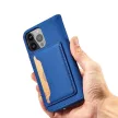 Magnet Case iPhone 14 Pro oldalra nyíló tok, kék