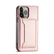 Magnet Case iPhone 14 Pro oldalra nyíló tok, rózsaszín