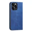 Magnet Fancy Case iPhone 14 Plus oldalra nyíló tok, kék