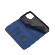 Magnet Fancy Case iPhone 14 Pro Max oldalra nyíló tok, kék