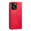 Magnet Fancy Case iPhone 14 Pro Max oldalra nyíló tok, piros