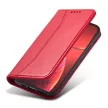 Magnet Fancy Case iPhone 14 Pro Max oldalra nyíló tok, piros