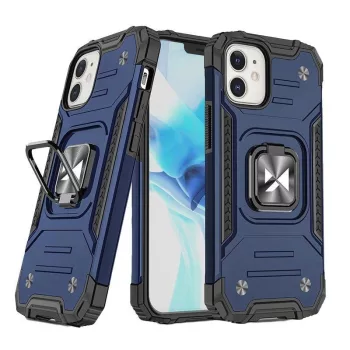   Wozinsky Armor Ring iPhone 14 Plus ütésálló hátlap, tok, kék