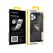 Wozinsky Armor Ring iPhone 14 Pro ütésálló hátlap, tok, kék