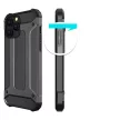 Hybrid Armor Tough Rugged iPhone 14 Pro Max ütésálló hátlap, tok, fekete