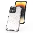 Honeycomb Case iPhone 14 Pro Max ütésálló hátlap, tok, átlátszó