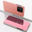 Clear View Case oldalra nyíló tok Xiaomi Redmi 10C, rózsaszín