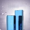 Clear View Case oldalra nyíló tok Xiaomi Redmi 10C, rózsaszín