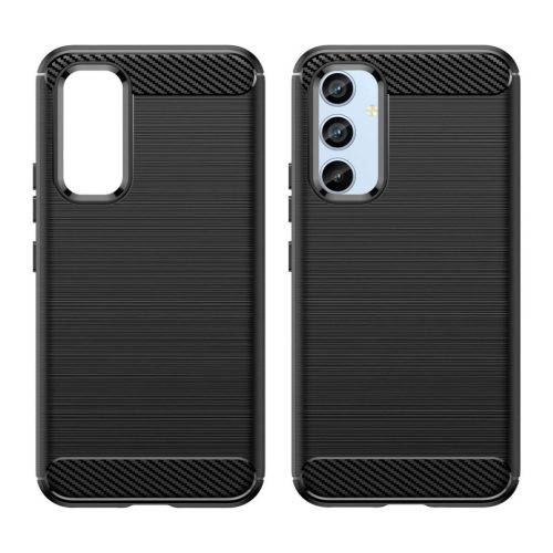 Carbon Case Flexible Samsung Galaxy A54 5G hátlap, tok, fekete