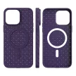 MagSafe Woven Case iPhone 15 Pro MagSafe TPU hátlap, tok, lila