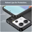 Carbon Case Xiaomi Redmi Note 13 Pro+ hátlap, tok, fekete