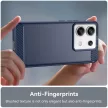 Carbon Case Xiaomi Redmi Note 13 Pro+ hátlap, tok, kék