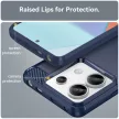 Carbon Case Xiaomi Redmi Note 13 Pro+ hátlap, tok, kék