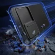 Tech-Protect Velar Cam+ Samsung Galaxy A55 5G ütésálló tok kijelzővédővel, fekete