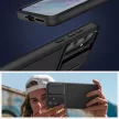 Tech-Protect Velar Cam+ Samsung Galaxy A55 5G ütésálló tok kijelzővédővel, fekete