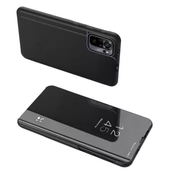 Clear View Case oldalra nyíló tok, Xiaomi 13 tok, fekete