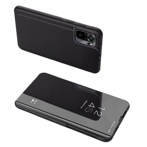 Clear View Case oldalra nyíló tok, Xiaomi 13 tok, fekete