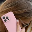 Silicone case hátlap, tok Samsung Galaxy A55, fekete