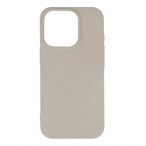 Liquid Silicone tok MagSafe iPhone 16 Pro Max, bézs