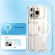 Clear Corner Case MagSafe ütésálló tok iPhone 16, átlátszó