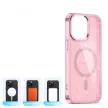 Glitter Case MagSafe tok iPhone 16 Pro, rózsaszín