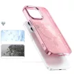 Glitter Case MagSafe tok iPhone 16 Pro, rózsaszín