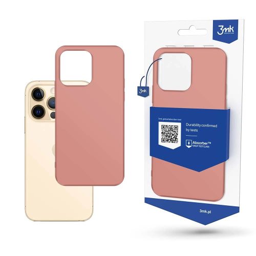 iPhone 13 Pro Max 3MK Matt Case tok, rózsaszín