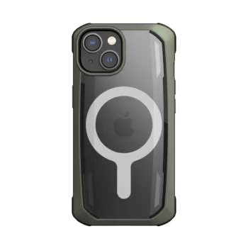   Raptic X-Doria Secure Case iPhone 14 ütésálló MagSafe tok, zöld
