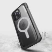 Raptic X-Doria biztonságos tok iPhone 14 Pro MagSafe ütésálló tok, fekete